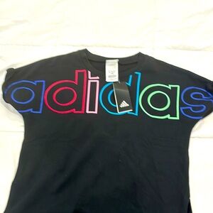 Adidas kids split sides short sleeve sweatshirt